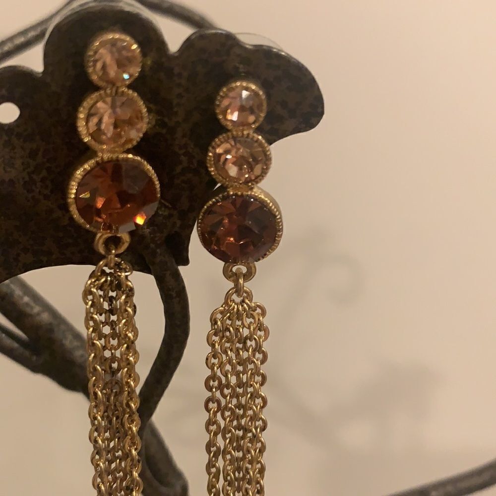 Stone drop earring - Picture 3 of 5